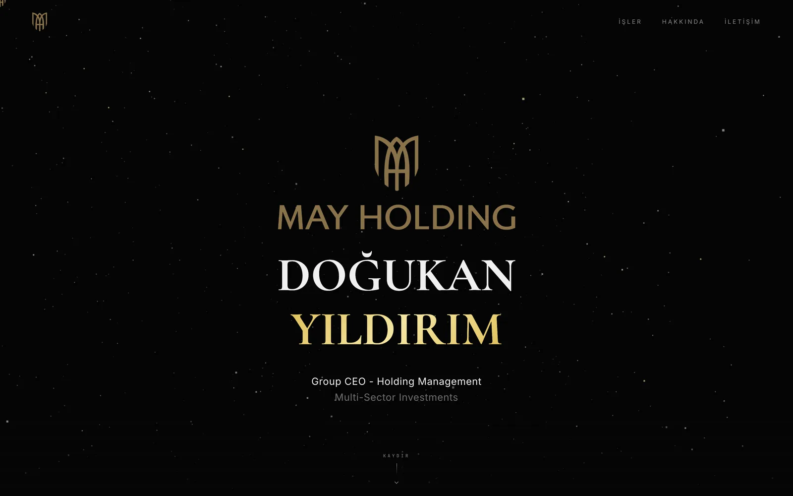 DOĞUKAN YILDIRIM, Group CEO · Executive Brand