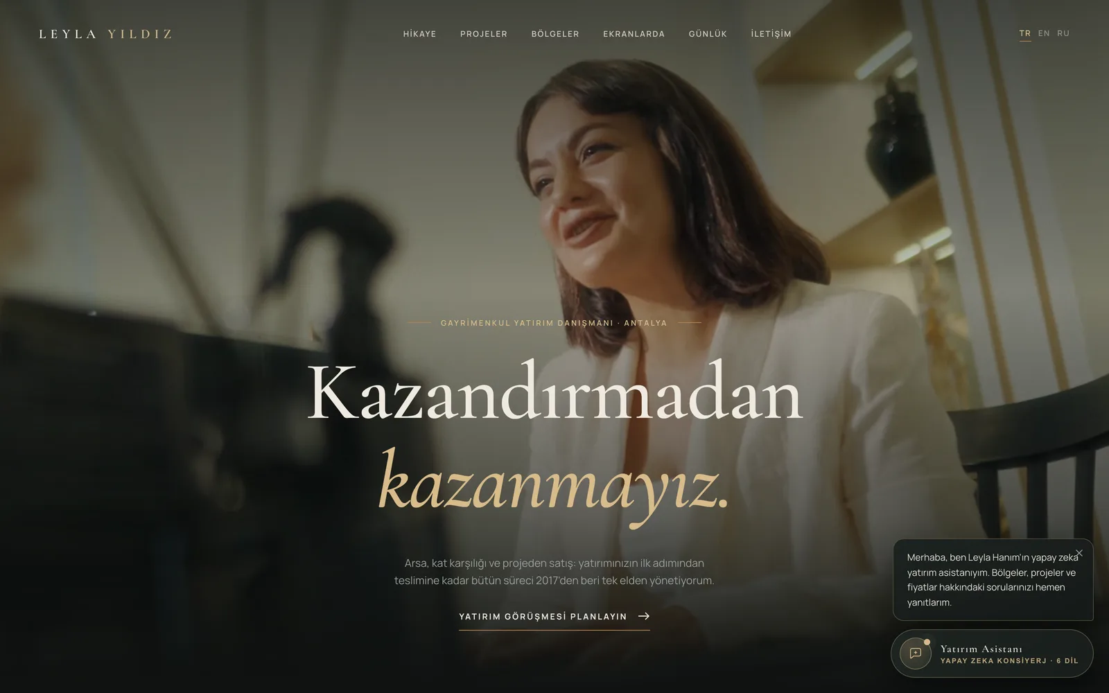 LEYLA YILDIZ, Real Estate Investment Advisory · AI Assistant